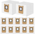12 Pack Dust Bags Compatible with Eufy E28 OMNI, E25 OMNI Robot Vacuum, 4-Layer Replacement Disposable Bags, 3L Large Capacity