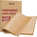 200Pcs 12x16 Inch Unbleached Parchment Paper Sheets for Baking, Pre-Cut, Non-Stick Parchment Paper for Baking, Cooking, Grilling, Air Fryer, Half Sheet Baking Sheets for Baking Cookies, Cooking, Oven