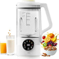 Nut Milk Maker Machine – 40oz Glass Almond, Soy & Oat Milk Maker with Juice Maker – No Soaking Required, Self-Cleaning, Delay Timer, Ultra-Smooth & High Yield (White, 40oz)