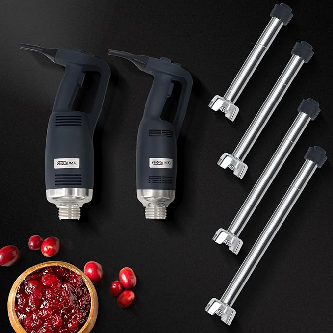 Commercial Immersion Blender, 500W Heavy Huty Hand Blender With 16 Inch Removable Shaft, 6,000-20,000 RPM Variable Speed, Industrial Hand Mixer For Pro Restaurant Kitchen.