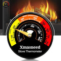 Wood Stove Magnetic Thermometer, Oven Temperature, Top Stove Thermometer for Wood Stoves, Gas, Pellet, Overheat Safety