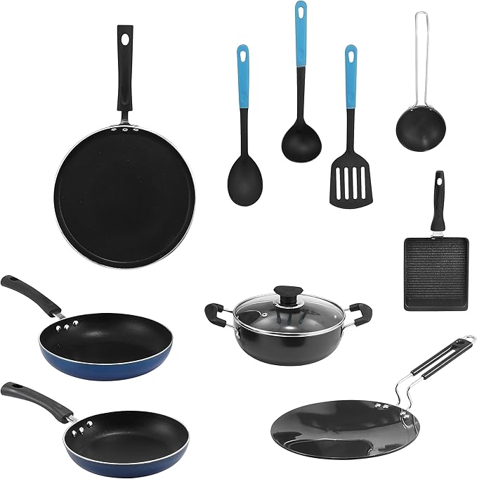 Vinod Platinum Triply Stainless Steel Sauce Pot, 372oz (11-Inch) | Heavy-Bottom | Induction & Gas Compatible | Riveted Handles | PFOA-Free & Dishwasher Safe