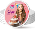 RICCLE Cake Boards - 16 Inch Cake Drum - Pack of 6 Smooth-Edged - Sturdy Cake Boards Round - Bend Resistant Multi-Layered Cake Base for Minimalist Displays (16 Inch)