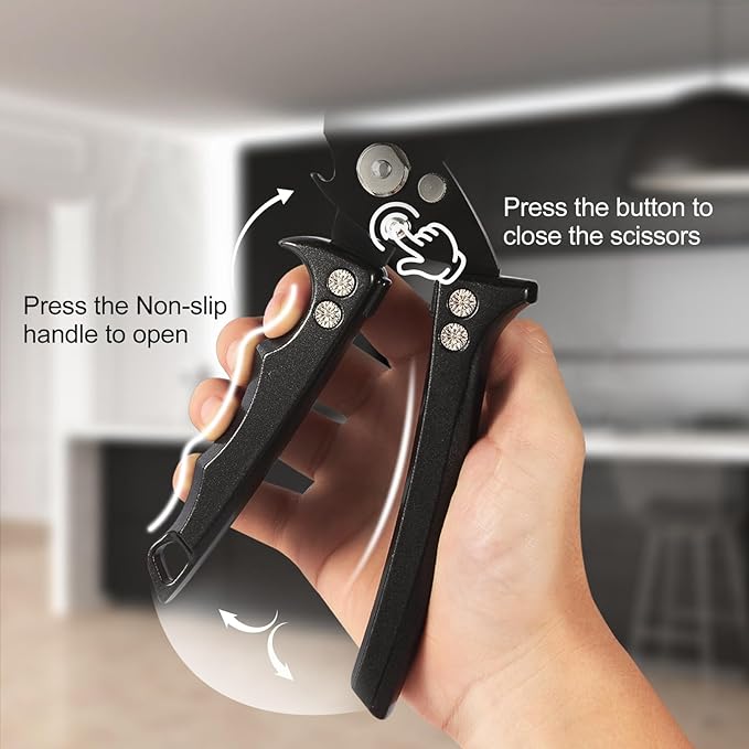 Kitchen Shears,All-Purpose Kitchen Scissors for Food Cutting, Rust-Resistant kitchen Shears Heavy Duty Food Scissors Removable Blades