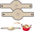 Silicone Bread Sling Oval and Round, 2 PCS Nonstick＆Reusable Bread Baking Mats, Easy-To-Clean Dutch Oven Liners, Sourdough Bread Baking Supplies (2Pack Round, Gray)