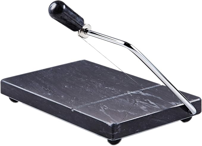 JEmarble Cheese Slicer 5x8 inch(Black)(Premium Quality)(With 2 Extra Wires)