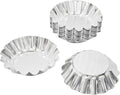 pson 20Pcs 2.75 Inch Egg Tart Molds, Non-Stick Aluminum Mini Tart Pans for Baking Tarts, Pies, Cupcakes, Muffins, Pudding, and Desserts