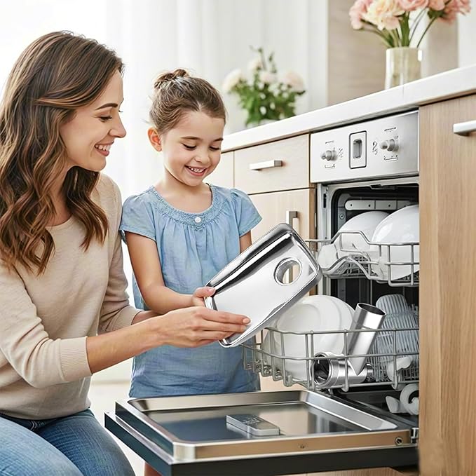 Stainless Steel Meat Grinder Attachments for KitchenAid, Sausage Stuffer, Compatible with KitchenAid Stand Mixer of All Models, Dishwasher Safe