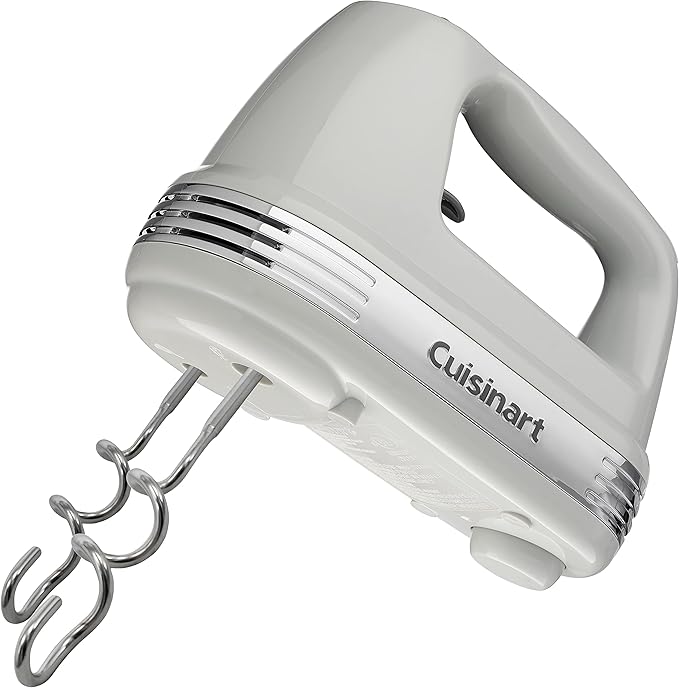 Cuisinart HM-90SCGR Power Advantage Plus 9-Speed Handheld Mixer with Storage Case, Cool Grey