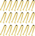 Mini Serving Tongs, Anytrp 18-Packs Stainless Steel Sugar Tongs, 4.3 inch Ice Tongs Kitchen Appetizers Tong for Coffee Bar, Tea Party, Desserts Party, Sugar and Ice Bucket