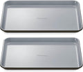 Caraway Non-Stick Ceramic Medium Baking Sheet - Naturally Slick Ceramic Coating - Non-Toxic, PTFE & PFOA Free - Perfect for Baking, Roasting, and More - Medium (15" x 10") - Black