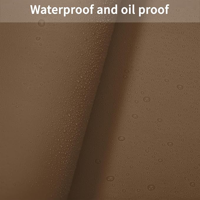 Table Pads for Dining Room Table for Dining Room Table - Can Be Used On Both Sides Waterproof and Easy to Clean Good Flatness Used for Dining Table(Mud Color+Champagne Gold 46x72)