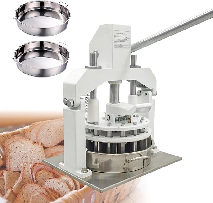 Table Top Dough Dividing Machine Manual Dough Divider 12PCS Dough Cutter Commercial Dough Dividing Machine Dough Baking Divider, 3.17oz-16.93oz, 12PCS
