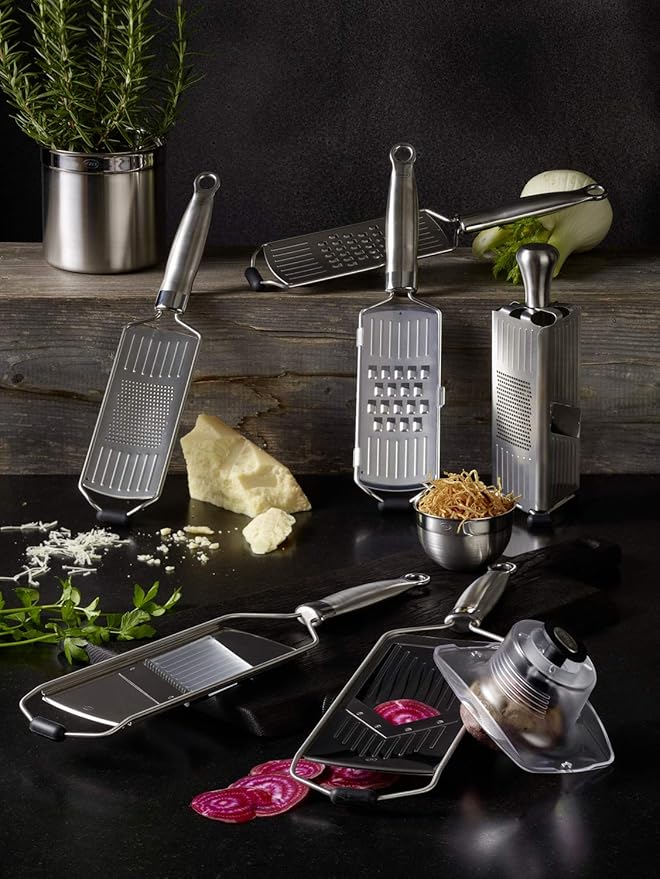 Rosle Kitchen Collection Stainless Steel Grater/Slicer Fine Stainless