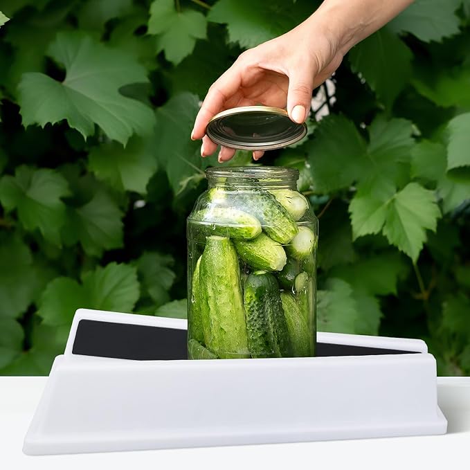 Honeydak One Handed Jar and Bottle Opener One Handed Adaptive Equipment Jar and Bottle Opener for Those with a Weak Grip & Seniors with Arthritis