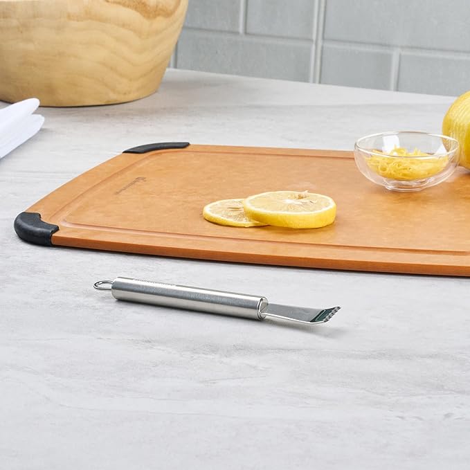 Restaurantware-German Standard Lemon Zesters, 6 Handheld Fine Graters - Dishwashable, Durable, Stainless Steel Citrus Graters With Handles, Suitable For Zesting Citrus Fruits, Finely Grating Cheese