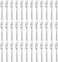 36 Piece Salad Forks, 7 Inch Small Forks in Stainless Steel mirror polished and Dishwasher Safe, Used For Tasting Cakes and Fruits