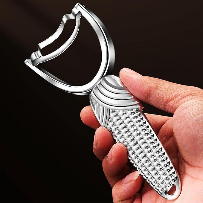 Maxjoy Corn Peeler & Cob Stripper Tool - Stainless Steel Kernel Remover for Corn on the Cob