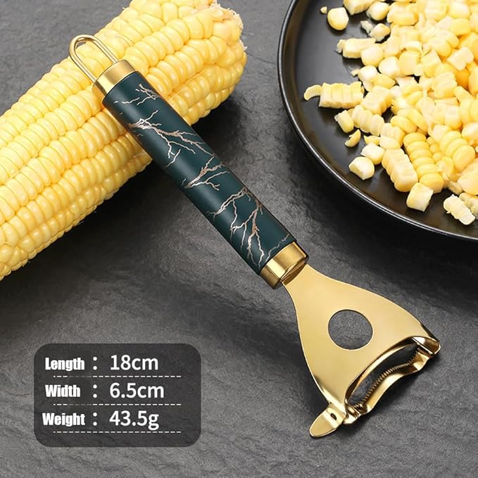 Latest Corn Peeler | Long-Handle Stainless Steel Kernel Remover | Fast, Labor-Saving & Safe | Easy-Clean Tool for Home, Restaurants & BBQs (CK-B(1Pcs))