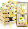 30Pcs 40th Birthday Wine Stopper 40th Wedding Wine Stopper Favors Wine Stoppers Party Favor 40 Birthday Party Souvenirs for Guests Wine Stoppers Gift Box for Wedding Anniversary Decorations (40th)