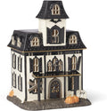 Lenox Vintage Halloween Light-Up House Figurine, 9.25-Inch, Porcelain Haunted House, Halloween Decor Indoor, Fall Decor, Spooky Indoor Decorations (1 Light-Up Figurine) 3 AAA Batteries Not Included