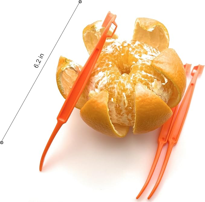 Orange Peeler, Orange Peeler Tool, Citrus Peeler Tool - Cut into Rind EASIER & Peeling Rind off Oranges, Kitchen Gadget Must Have, 3 Pack