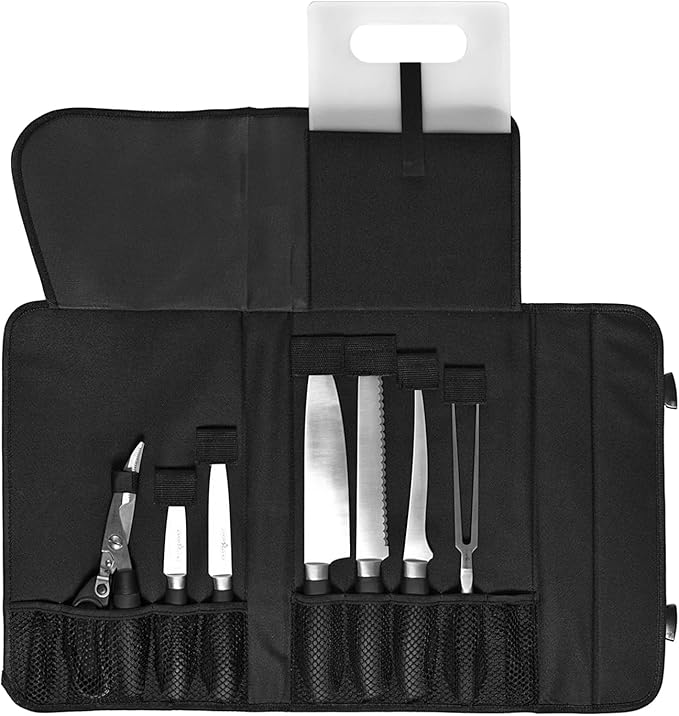 Camp Chef 9 Piece Professional Knife Set,Black