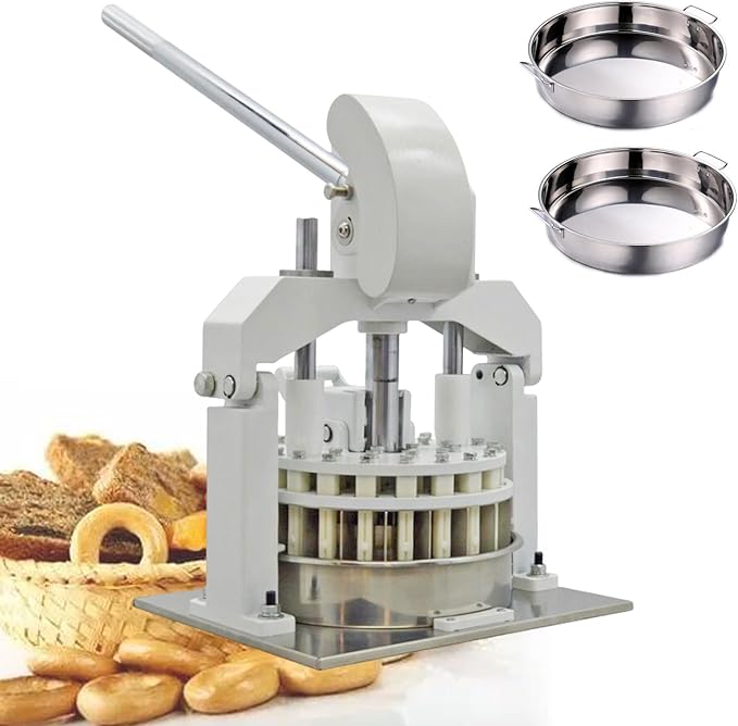 Manual Dough Divider Table Top Dough Dividing Machine 40PCS Dough Cutter Commercial Dough Dividing Machine Dough Baking Divider, 0.95oz-5.08oz, 40PCS