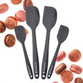 StarPack 'Scrape & Stir' Silicone Spatula Set (4 Pcs) - Heat Resistant 600F - Food Grade Kitchen Spatulas - Nonstick Baking & Cooking - Rubber Spatulas for Kitchen Use