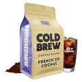Birch Glen Roasters Cold Brew Coffee | Flavored Coarse Ground Coffee | Artisanal Roasting | 100% Arabica |1 LB | Frech XO Cognac