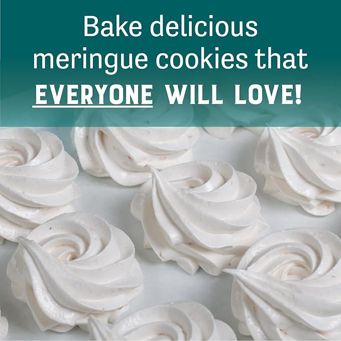 Judee's Gluten Free Meringue Powder Mix - Meringue Powder for Royal Icing - Gluten-Free Nut-Free Cookie Icing Mix - Use with Cookie Decorating Supplies - 24 Oz