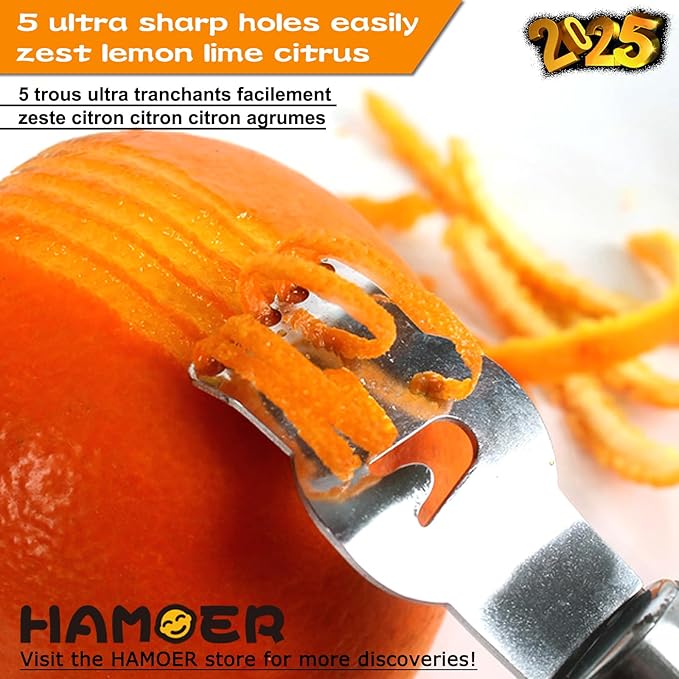 Cheese Grater and Lemon Zester, Handheld for Grating Cheese Chocolate Citrus Peel Ginger Potatoes,two Kitchen and Bar tools