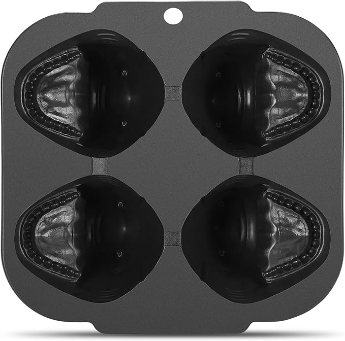 Shark Ice Cube Tray Fun Shapes, Odd Novelty Cute Shark Gifts, 2.2" Large Silicone Whiskey Ice Mold for Cocktails,Bourbon,Brandy, w/Funne