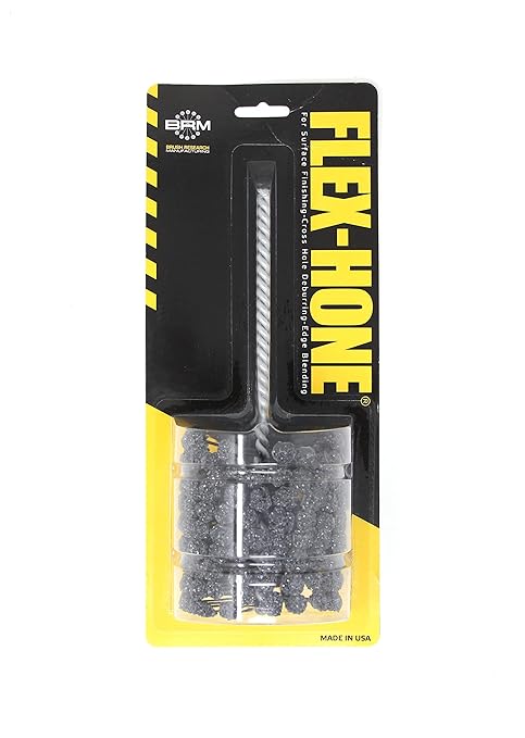 Brush Research BC25820 FLEX-HONE®, 2-5/8" (67.7mm) Diameter, 20 Grit, Silicon Carbide, for Mild Steel, Stainless Steel, Cast Iron and Softer Ferrous Materials