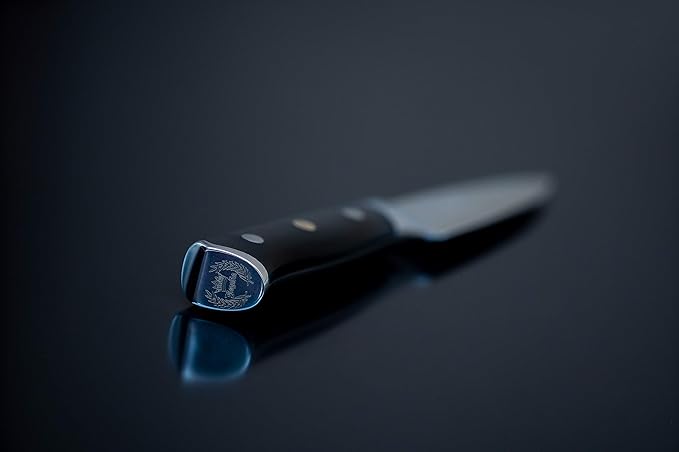 Regalia Paring (Petty) Knife 3.5 inch: Japanese AUS10 Super Steel 67 Layer High Carbon Stainless Damascus Steel Peeling Utility knives