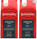 Community Coffee Premium Ground Coffee, Signature Blend, Dark Roast, 12 Ounce (Pack of 2)