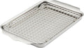 Hestan Provisions OvenBond – 9" x 12.5" Tri-ply Quarter Sheet Pan with Stainless Steel Rack