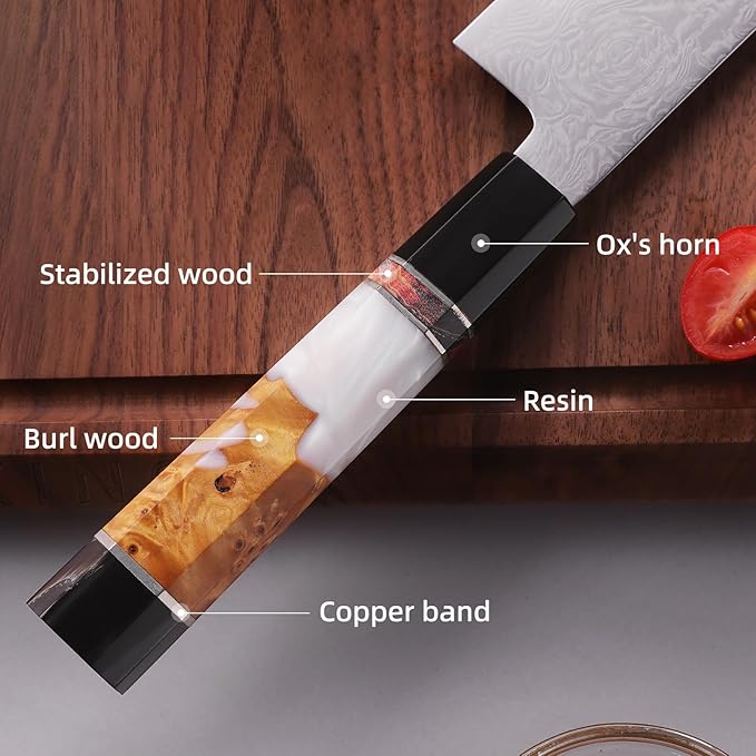 FINDKING 5 Inch Small Kitchen Utility Knife, Sharp Fruit Paring Tool & Elegant Pairing Blade for Everyday Cooking (BLACK-ROSE Series)