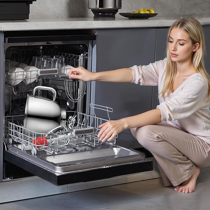 VEVOR Stand Mixer, 6 QT Dough Mixer, 660W 6 + P Speeds Tilt-head Food Mixer with Stainless Steel Bowl, Dough Hook, Wire Whip, Flat Beater, Scraper,Household Stand Mixer for Baking & Mixing, Black