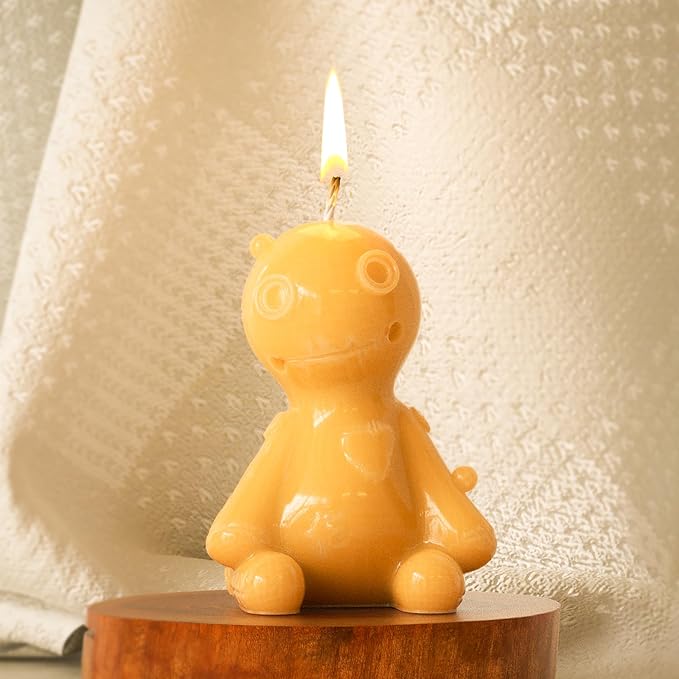 Doll & Ghost 3D Animal Candle Making Molds - Silicone Resin Casting Molds for Home Decor