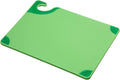 San Jamar Saf-T-Grip Plastic Cutting Board with Safety Hook, 9" x 12" x 0.375", Green