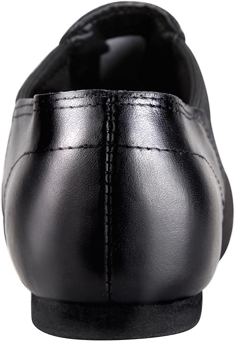Linodes Unisex Leather Upper Jazz Shoe Slip-on for Women and Men's Dance Shoes