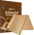 16x24 inch Unbleached Heavy Duty Parchment Paper Sheets, 100Pcs Precut Non-Stick Full Parchment Paper for Baking, Cooking, Grilling, Frying, Steaming, Full Sheet Baking Pan Liners