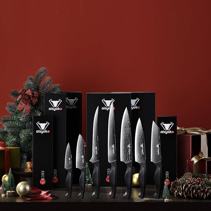 Slicing Knife 9", Long, Thin Blade, Allows for Cleaner Cuts to Preserve Juices and Flavor, Cutluxe Meat Carving Knife – Turkey Carving Knife,All Tang non-slip handle design,Premium Gift Box