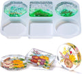 LET'S RESIN Extra Deep Coaster Resin Molds, 6 Cavity Round/Square/Octagon Shape Silicone Molds for Epoxy Resin, Flower Preservation, DIY Art Craft Cup Mats