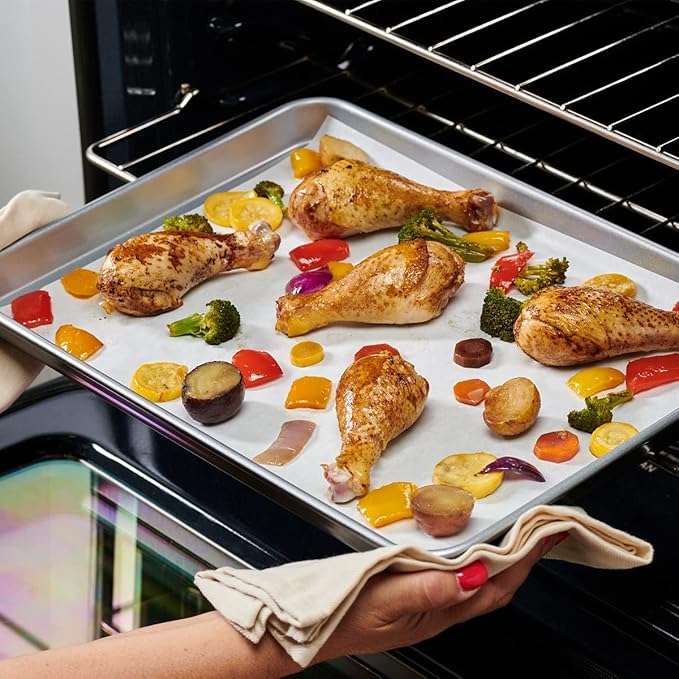 Comfy Package [Case of 2,400] 12 x 16 Inch Pre-Cut Parchment Paper Baking Sheets, Non-Stick - Parchment Paper Sheets for Baking & Cooking - White