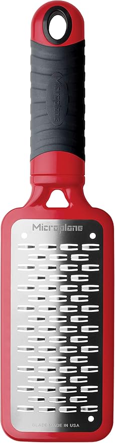 Microplane Home Series Cheese Grater (Ribbon, Red)