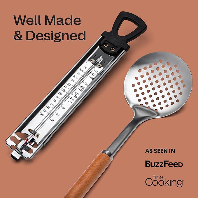 Swedish Rosettes Cooking Gift Set | Bunuelos Mold Baking Gifts for Mom Rosettes Iron Set with Handle for Chefs Funnel Cake Kit for Scandinavian Cookies and Traditional Waffle Present for Mom
