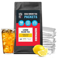 Tiesta Tea - Lemon Black Cold Brew, Loose Leaf, Lemon Citrus Black Tea, Premium High Caffeinated Blend, Cold Brew Packets, Makes 64 oz of Pitcher Per Bag (Pack of 10)