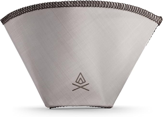 VSSL – Nest #1 Reusable Coffee Filter | Stainless Steel Mesh Filter | Pour Over Filters for Camping | Sustainable & Eco-Friendly Coffee Gear | Compact, Durable & Adventure Ready | Pack of 3